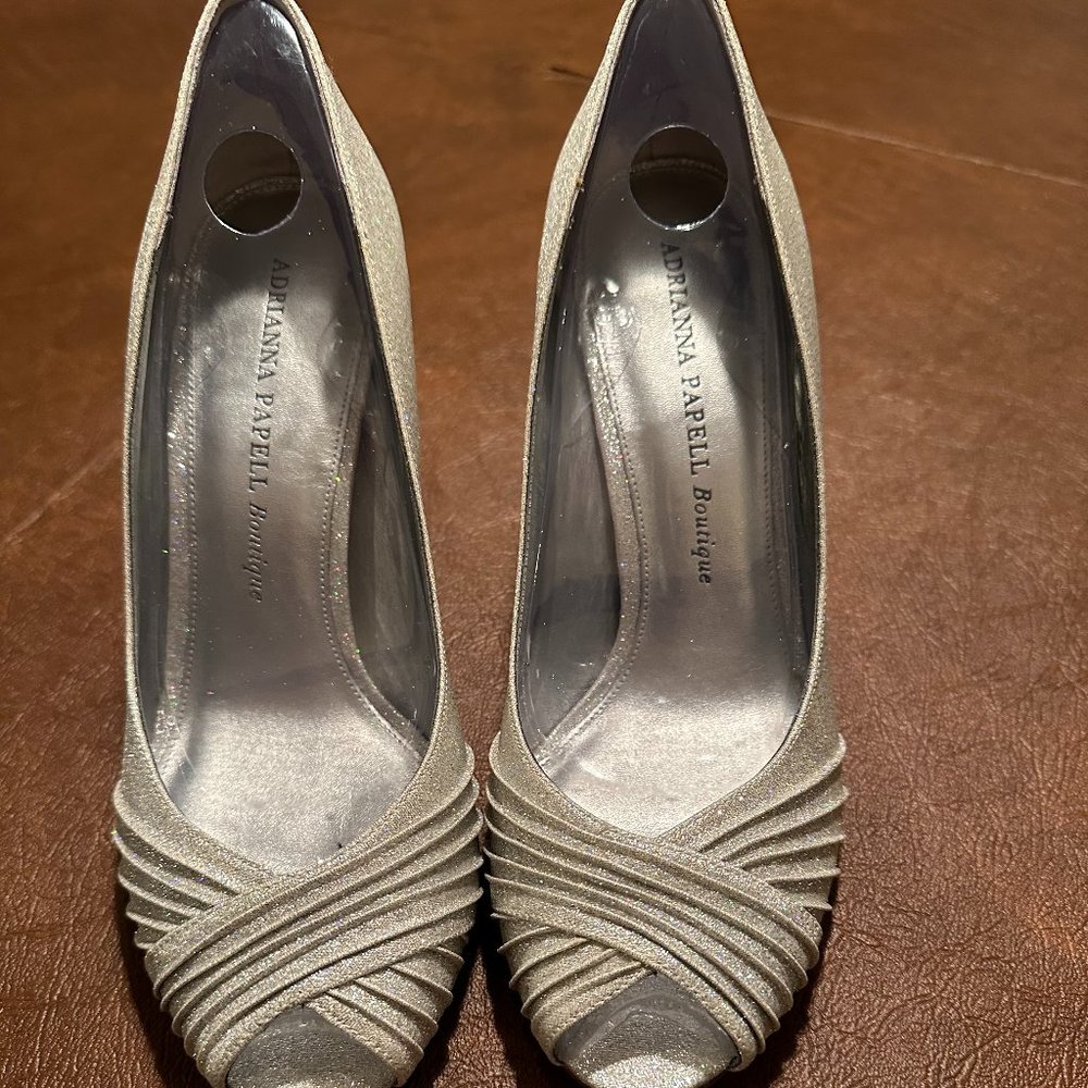 Sparkling Adrianna Papell Botique Heels Size 8M